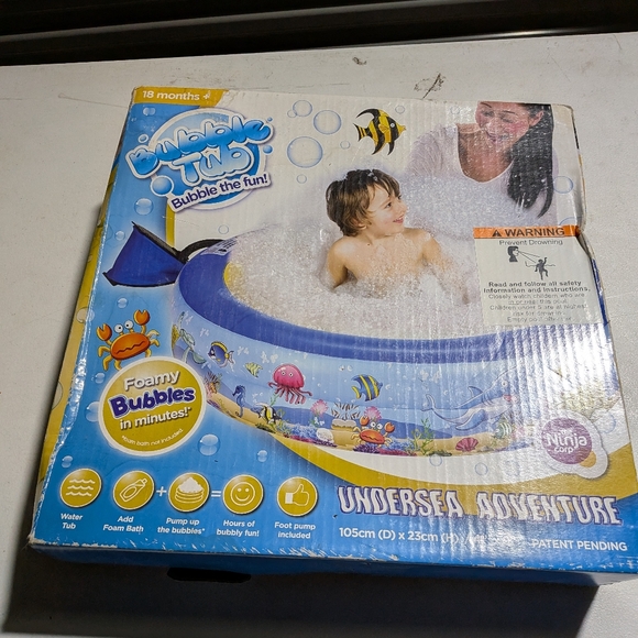 Kids inflatable Pool Bubble Tub 7446 Undersea Adventure - Picture 3 of 9